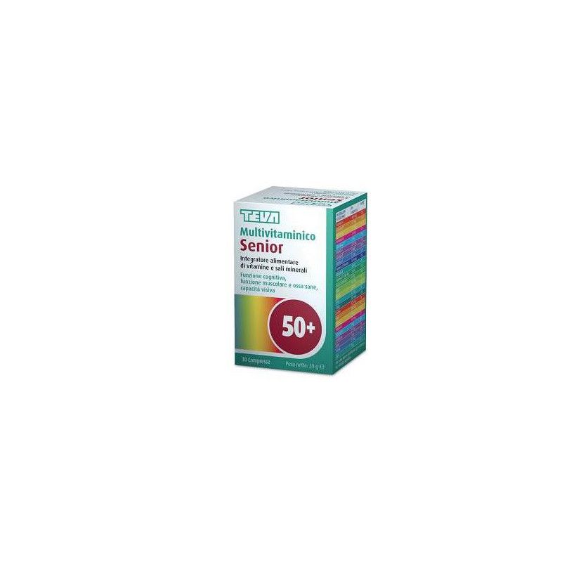 MULTIVITAMINICO SENIOR 30CPR TEVA