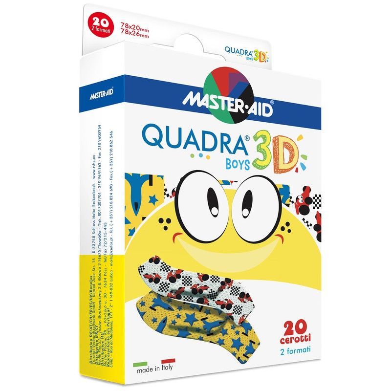 M-AID QUADRA3D CER BOYS ASSORT MASTER AID CUTIFLEX