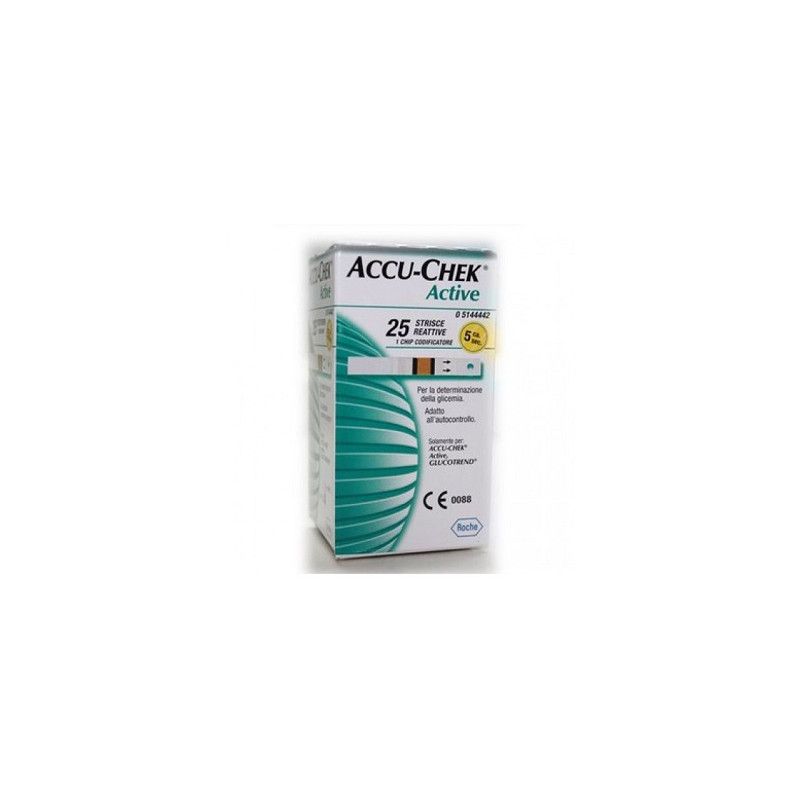 ACCU-CHEK ACTIVE STRIPS 25PZ ACCU-CHEK ACTIVE