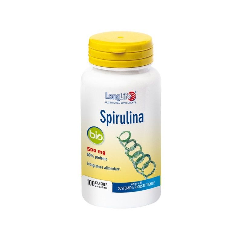 LONGLIFE SPIRULINA BIO 100CPS LONG LIFE