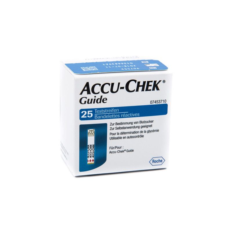 ACCU-CHEK GUIDE 25 STRIPS RETA ACCU-CHEK ACTIVE